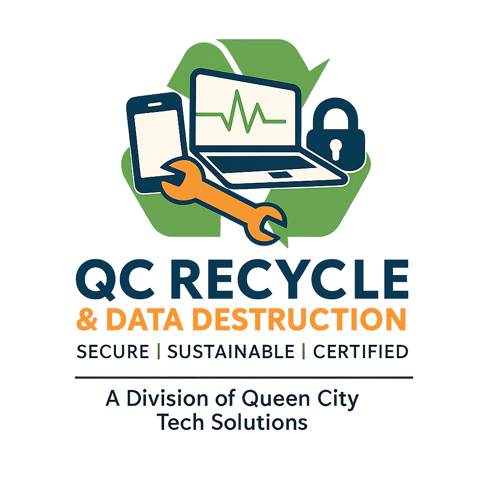 Electronic Recycling & Data Destruction in Charlotte, NC | QC Recycle